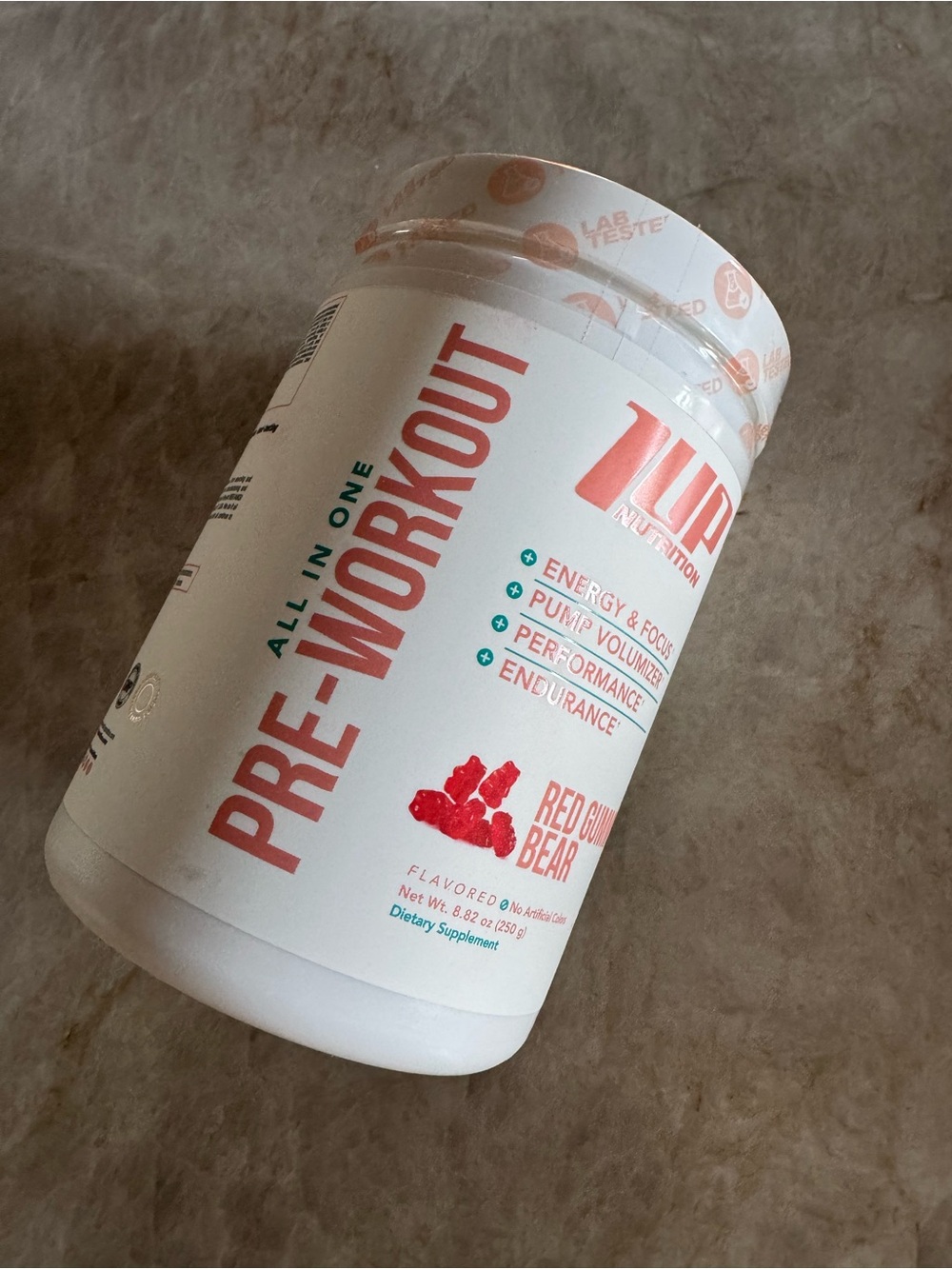 All-in-One Pre-Workout Powder – Red Gummy Bear